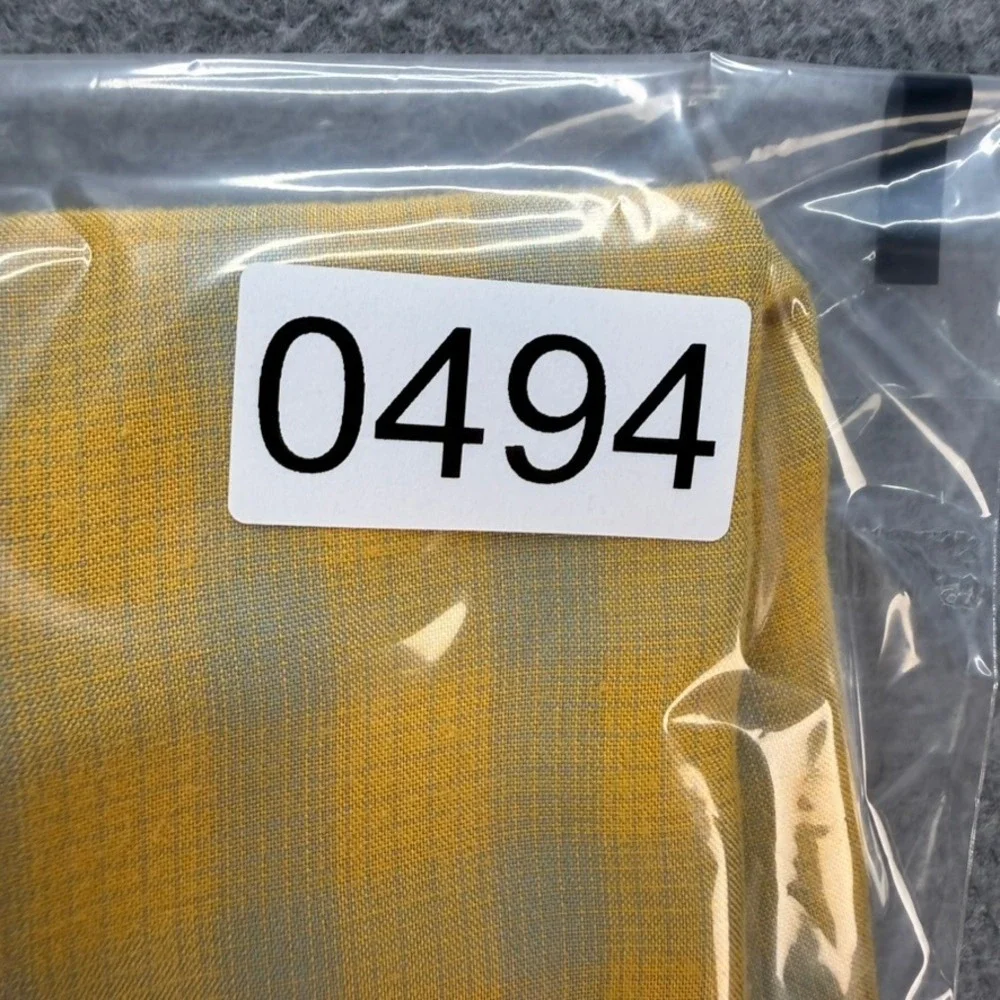 The North Face Button Down Mens XL Yellow Gingham AH6S Short Sleeve Hiking Shirt